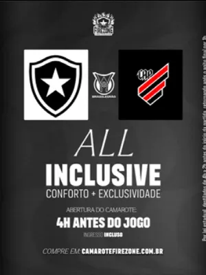 Camarote Firezone - Botafogo x Athlético PR