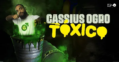 CÁSSIUS OGRO apresenta seu show: TÓXICO! no Porão Comedy BC