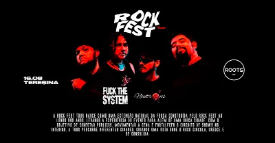 Fuck The System - 16 de Agosto - Teresina - Roots Pub