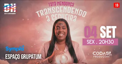 Tatá Mendonça em "Transcendendo a Cegueira" - Betim