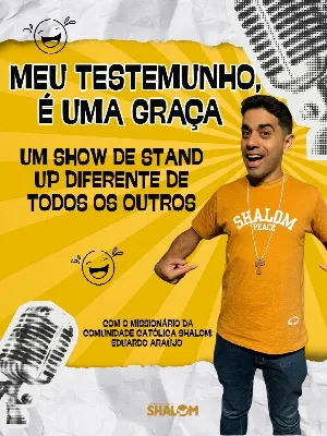 MEU TESTEMUNHO É UMA GRAÇA (Eduardo Araújo) - Show de Stand Up Comedy