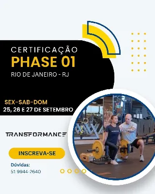 Rio - Certificação Phase 01 Transformance - Turma 19 (2026-2)