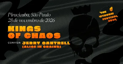 Sthorm Festival 2026 · Kings of Chaos + Jerry Cantrell no Brasil