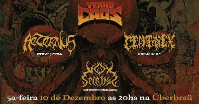 VERÃO DO CAOS com AETERNUS - CENTINEX - NOX SPIRITUS