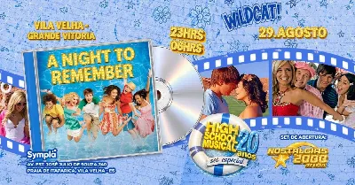 A Night To Remember em Vila Velha - 20 Anos de High School Musical - Av Est José Júlio de Souza, 740