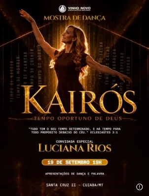Mostra de Dança 2026 - Kairós - Tempo Oportuno de Deus