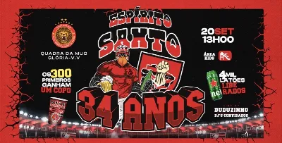 ANIVERSÁRIO RAÇA RUBRO NEGRA ESPÍRITO SANTO
