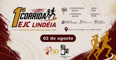 1ª Corrida EJC Lindéia (Paróquia Jesus Ressuscitado)