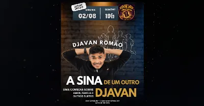 Djavan Romão - A Sina de um Outro Djavan - INGRESSOS GRATUITOS - Domingo 02 de Agosto às 19:00