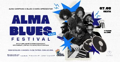 2º ALMA BLUES FESTIVAL NO ALMA CAMPINAS | 07.08
