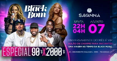 BLACK BOM JUIZ DE FORA 07/08  - ESPECIAL 90 X 2000 - SAVANNA