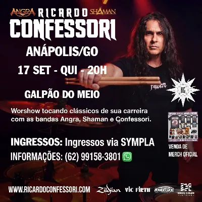Ricardo Confessori WORKSHOW - Clássicos Angra e Shaman