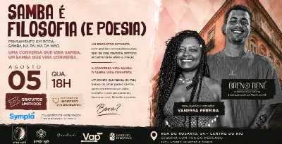 SAMBA FILOSOFIA E POESIA RECEBE BRENO BENÉ