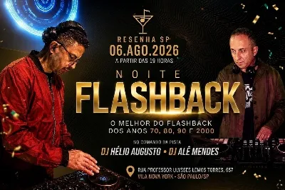 Noite Flashback No Resenha SP