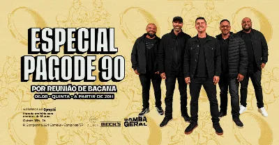 SAMBA PRA GERAL: ESPECIAL PAGODE 90 POR REUNIÃO DE BACANA NO ALMA CAMPINAS | 06.08