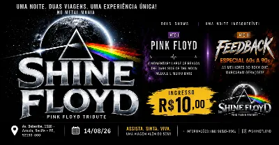 SHOW DA SHINE FLOYD NO METALMANIA!