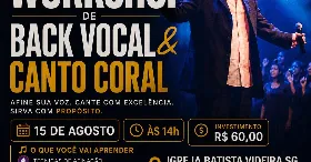 Workshop de Canto Coral e Back Vocal