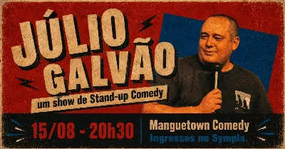 JÚLIO GALVÃO em um show de STAND-UP COMEDY