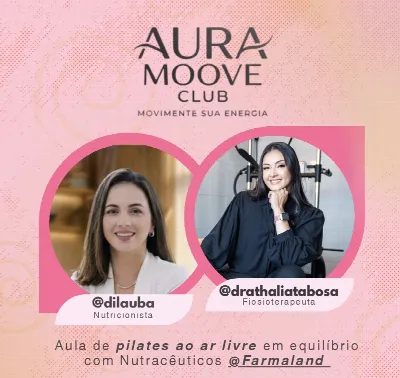 PILATES AO AR LIVRE EM EQUILÍBRIO COM NUTRACÊUTICOS