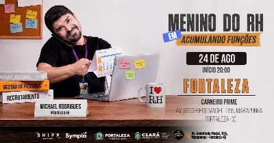 O Menino do RH - Michael Rodrigues em ACUMULANDO FUNÇÕES | 24/Ago Seg 20h