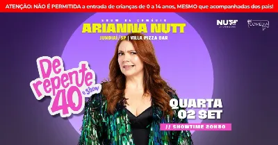 ARIANNA NUTT em JUNDIAÍ- Stand up Comedy