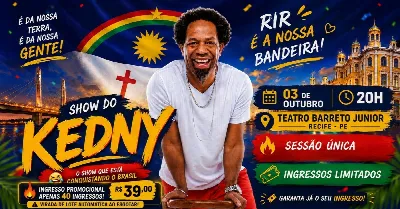 KEDNY SILVA EM RECIFE - COMÉDIA