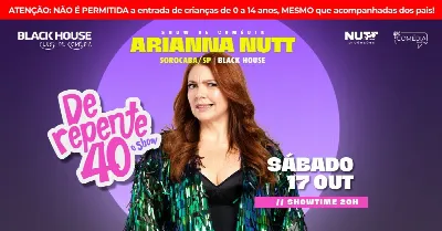 ARIANNA NUTT em SOROCABA - Stand up Comedy