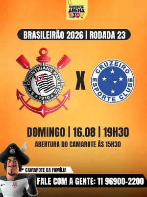 Corinthians x Cruzeiro - Camarote Arena Kids