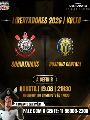 Corinthians x Rosário Central - Camarote Arena Kids