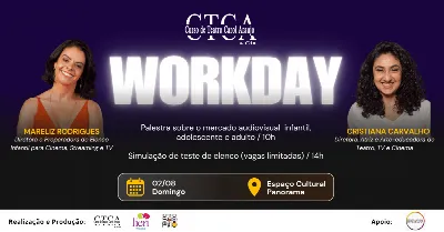 Workday sobre Interpretação para TV e Cinema