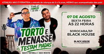 TORTO E MENASSE em SOROCABA - Stand up Comedy