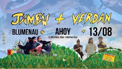 [RESERVAS DE MESA] JAMBU + VERDAN EM BLUMENAU no Ahoy! Tavern Club