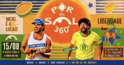 Pôr do sol 360°