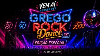 GREGO ROCK DANCE 12ª EDIÇÃO - FESTA FLASBACK