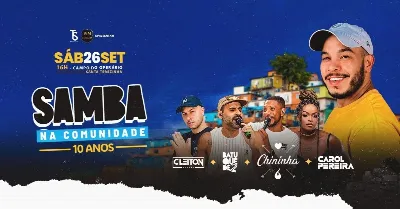 SAMBA NA COMUNIDADE - ESPECIAL 10 anos - CHININHA