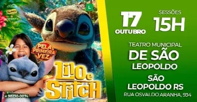 LILO STITCH  - AO VIVO EM DE SÃO LEOPOLDO RS- TEATRO  MUNICIPAL
