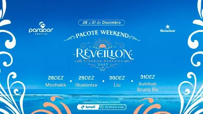 PARADOR MARESIAS | RÉVEILLON 2027 | PACOTE 28, 29, 30 E 31/12