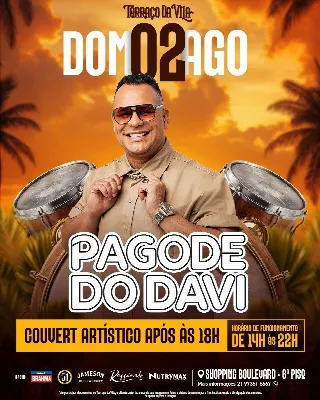 PAGODE DO DAVI NO TERRAÇO DA VILA