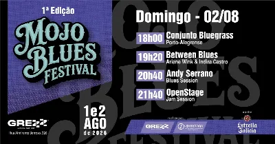 Mojo Blues Festival | Dia 2  Domingo, 2 de agosto