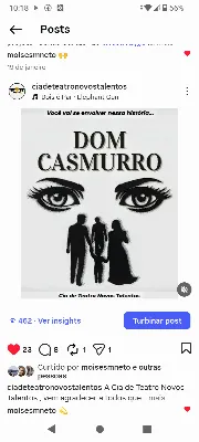 Espetáculo Dom Casmurro