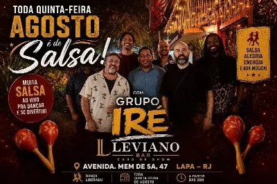GRUPO IRÉ NO LEVIANO BAR
