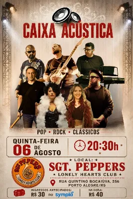 Show com a Banda Caixa Acústica