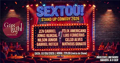 SEXTOU - STAND UP COMEDY 2026 / STAND UP COMEDY em CURITIBA