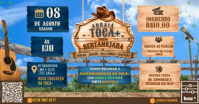 Arraiá TOCA+Edição SERTANEJADA