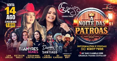 NOITE DAS PATROAS NA ENJOY GRANJA VIANA EM COTIA