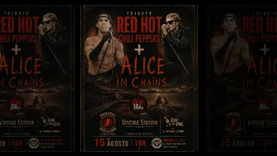 RED HOT CHILI & GRUNGE - (RHCP + AIC) ROCK LIVES! TRIBUTES