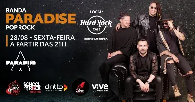 Paradise: Coldplay, Imagine Dragons e Mais no Hard Rock Cafe RP