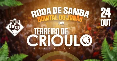 QUINTAL DO JONÃO  EDIÇAO ESPECIAL: RODA DE SAMBA DO TERREIRO DE CRIOULO