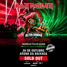 IRON MAIDEN - RUN FOR YOUR LIVES WORLD TOUR 2026 - HOSPITALIDADE COM OPEN BAR