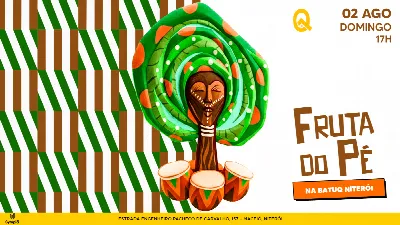FRUTA DO PÉ na BATUQ NITERÓI!!